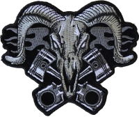 Ram with Pistons Iron on Patch