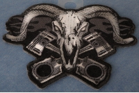 Ram with Pistons Iron on Patch