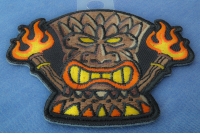 Tiki Totem Iron on Patch