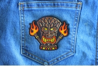 Tiki Totem Iron on Patch Tiki Totem Iron on Patch