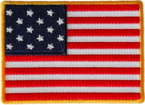 Historical Star Spangled Banner Flag Iron on Patch