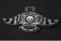 Old Skool Biker Forever Patch