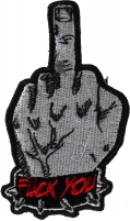 Fuck You Giving the Finger Patch