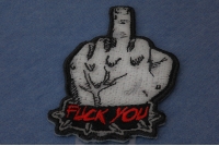 Fuck You Giving the Finger Patch
