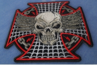 Maltese Skull Patch