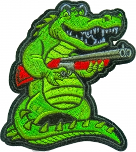 Alligator Shotgun Patch Alligator Shotgun Patch