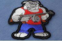 Tommy Gun Bulldog Patch
