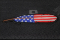 American Flag Feather Patch