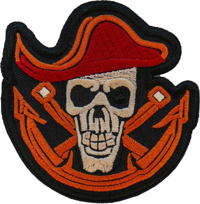 Deranged Jolly Roger Pirate Patch, Skull Patches by Ivamis Patches