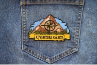 Adventure Awaits Hiker Patch Adventure Awaits Hiker Patch