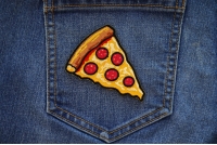 Pizza Slice Iron on Patch Pizza Slice Iron on Patch