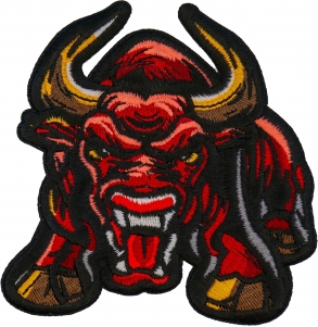 Bull Charging Patch