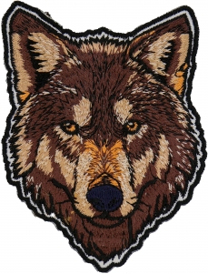Staring Wolf Patch