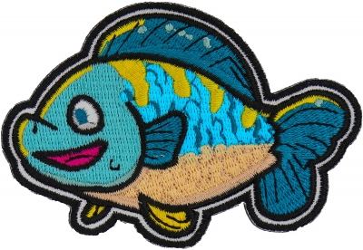 Kleenplus 2pcs. Green Bass Fish Patch Fisherman Sports Bass Fish Fishing  Cartoon Stickers Crafts Arts Sewing Repair Embroidered Iron On Sew On Badge