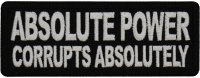 Absolute Power Corrupts Absolutely Patch
