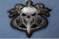 Skull and Roses Patch