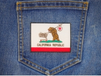 Homeless California Flag Patch Homeless California Flag Patch