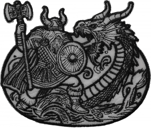 Viking Dragon Battle Patch