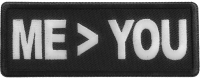 Me greater than you patch