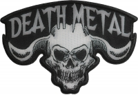 Death Metal Skull Patch