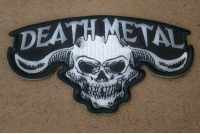 Death Metal Skull Patch