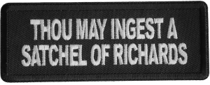 Thou May Ingest A Satchel Of Richards Patch Thou May Ingest A Satchel Of Richards Patch