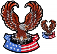 American Eagle Small and Large Patch Set