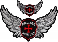 Lord and Saviour Jesus Christ Small and Large Set of Christian Patches