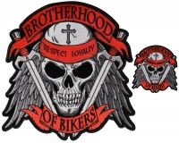Brotherhood of Bikers Small and Large Patch Set