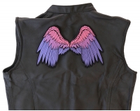 Beautiful Angel Wings In Pink And Purple Ladies Patch | Embroidered Patches