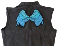 Beautiful Blue Angel Wings Patch | Embroidered Patches