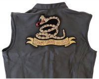 Don't Tread On Me Snake Patch Large | US Military Veteran Patches