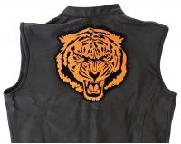 Large Orange Tiger Back Patch | Embroidered Patches