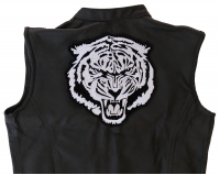 Large White Baron Tiger Patch | Embroidered Patches