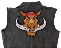 Biker Hog Large Hawg Patch | Embroidered Biker Patches