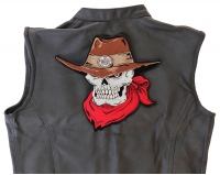 Large Cowboy Skull Patch | Embroidered Patches