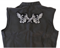 Tattoo Guns Wings Patch Large