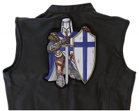 Blue Knight Large Back Patch | Embroidered Patches