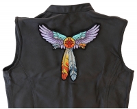 Wings and Arrows Native Design Large Back Patch