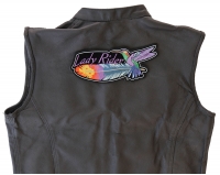 Hummingbird Lady Rider Feather Patch
