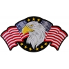 Star Spangled Banner Eagle Large Back Patch
