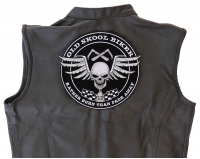 Old skool Biker Skull Patch
