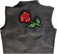 Single Rose Large Back Patch