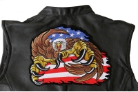 Big Claws Eagle Large Embroidered Patch