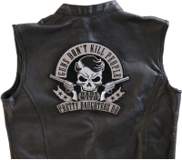 Guns don't kill people Dads with Pretty Daughters Do Large Back Patch