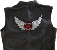 Jesus Christ Lord and Savior Wings Large Christian Back Patch