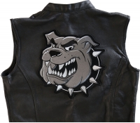 Bulldog Large Iron on Back Patch