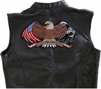 All Gave Some and Some Gave All POW MIA Eagle Large Back Patch