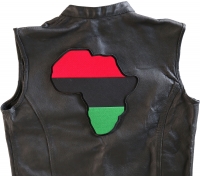 Large African Map Back Patch