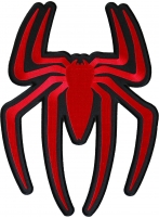 Red Spider Large Back Patch